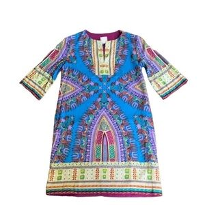 Nicole Miller daishiki print sheath dress